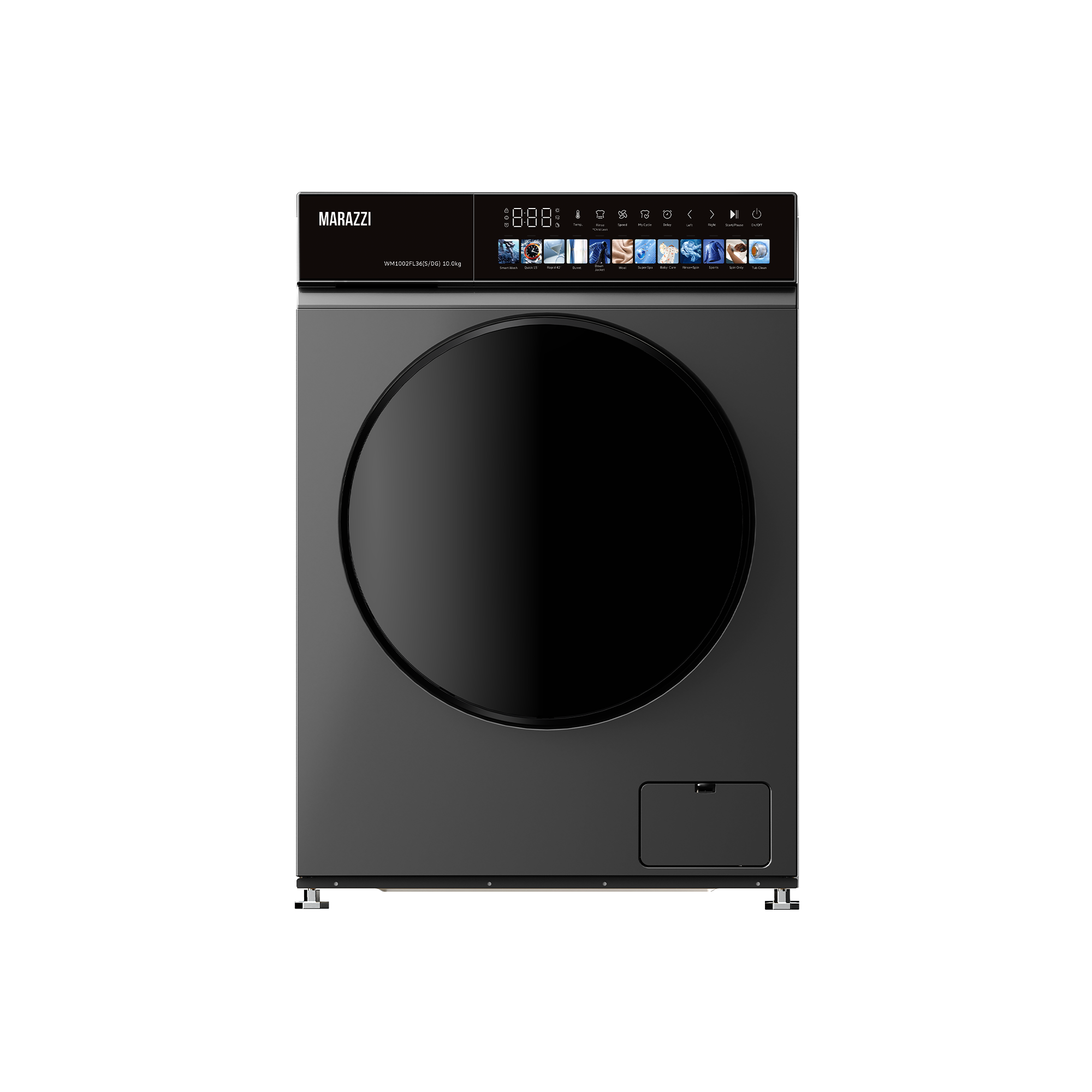 სარეცხი მანქანა MARAZZI WM1002FL36(S/DG) ნაცრისფერი