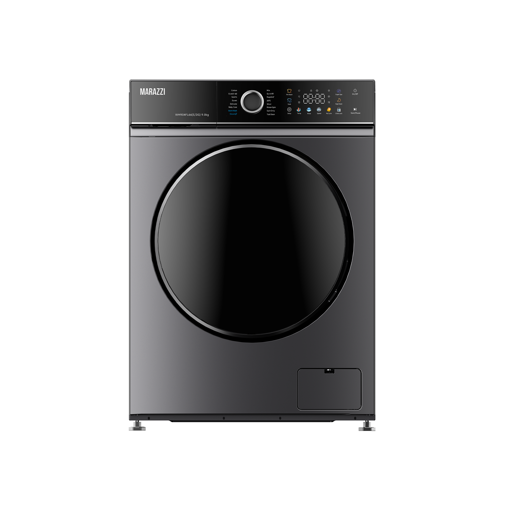 სარეცხი მანქანა MARAZZI WM904FL66(S/DG) ნაცრისფერი