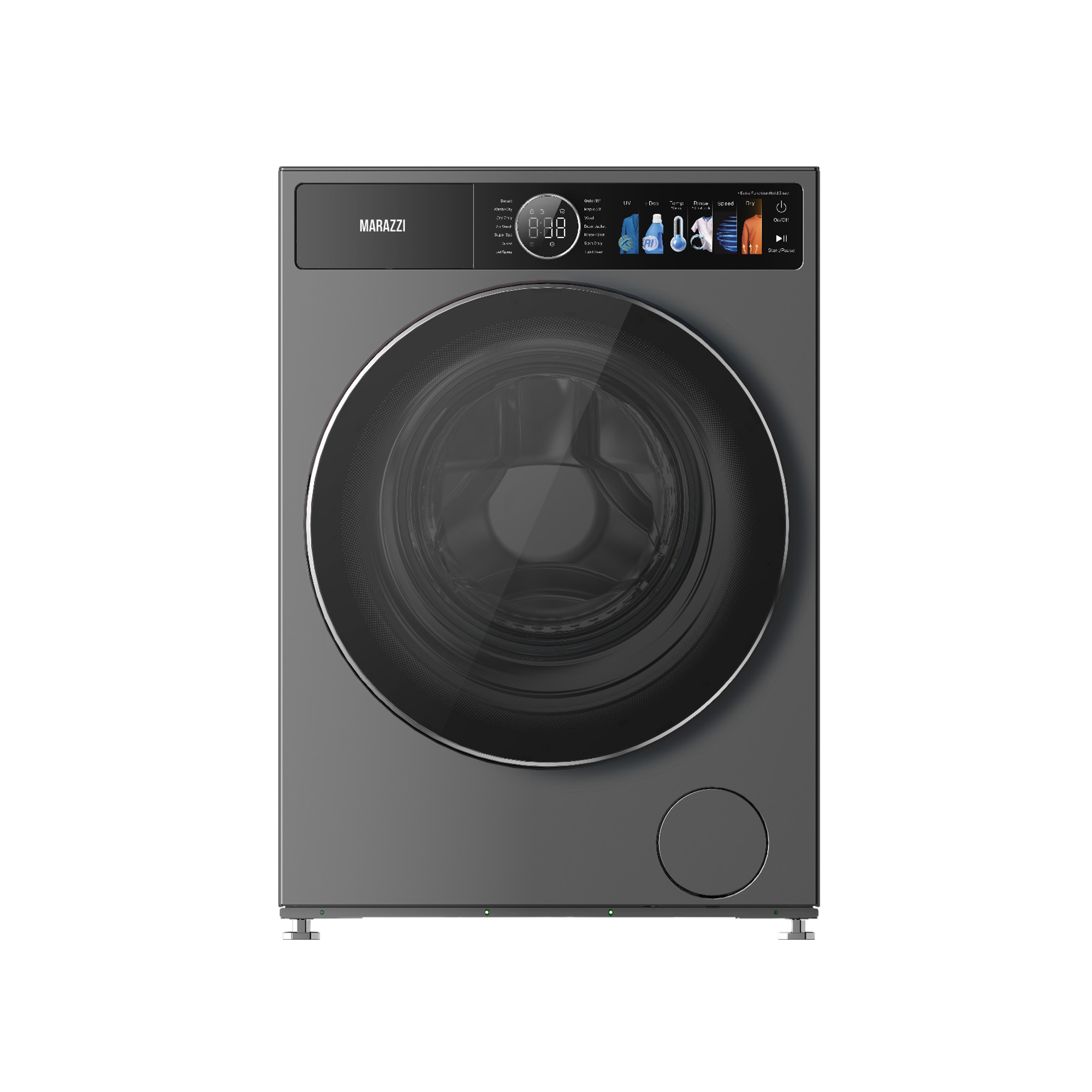 სარეცხი მანქანა საშრობით MARAZZI WMD-DD-12802FL99(S/DG) შავი